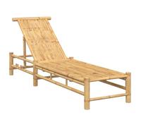 vidaXL Bain de soleil 55x199x30 cm bambou