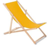 GreenBlue Chaise longue pliante - Jaune