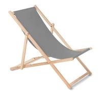 Green Blue Fauteuil de Plage Pliant en hetre Classique Lit de Plage (Gris)