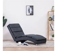 Chaise longue Gris Similicuir daim Gris G