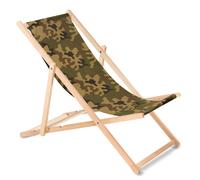 Chaise longue jardin camouflage vert GreenBlue GB183
