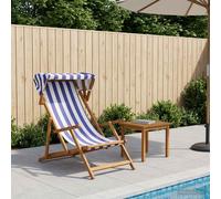 vidaXL Ensemble 4 chaises longues en bois d'eucalyptus massif, réglables en 3 positions, extérieur