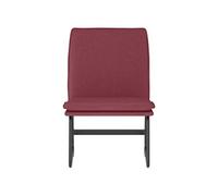 Chaise longue Rouge bordeaux 52x75x76 cm Tissu