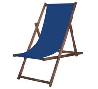 Chaise longue - SPRINGOS - Transat de Jardin - Bois de hêtre - Pliable - 3 positions réglables