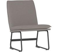 Chaise longue Taupe 52x75x76 cm Tissu Taupe G