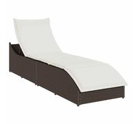 Chaise longue VidaXL - Marron