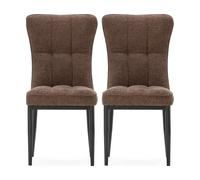 Chaise Lot de 2 C. Damon marron