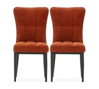 Chaise Lot de 2 C. Damon terracotta