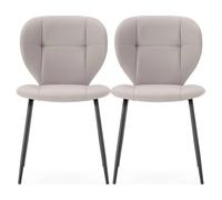 Chaise Lot de 2 C. Maura beige