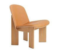 Chaise lounge Chisel rembourré water based lacquered