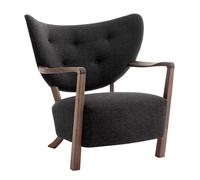 Chaise lounge Wulff ATD2 structure noyer WxHxD 85x85x84cm/with felt glides