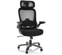 INSTRUCTOR T I PRO tissu/tissu maille - Siège pivotant XXL Noir