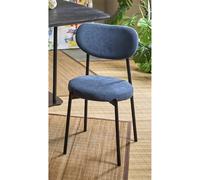 Chaise Maui bleue 45 x 45 x 85 cm