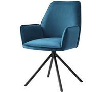 MENDLER Chaise Pivotante HWC-G67 - Bleu Turquoise