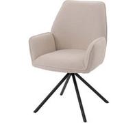 Chaise mendler interieur non pliable en metal H. 86 cm beige Beige