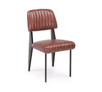 Chaise Nelly Orange foncé Vintage