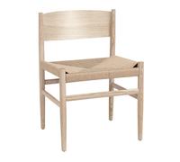 Chaise Nestor base oak matt lacquered
