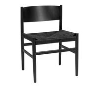 Chaise Nestor black stained beech base