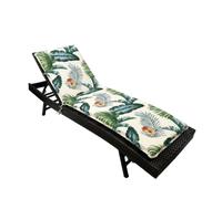 (Chaise non incluse) Coussins de chaise longue d'extérieur en mousse haute résilience (épaisseur 6 cm / 2,36 po) - Grands coussins de remplacement pour mobilier de terrasse, piscine et jardin