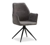 Chaise oeuf moderne chenille gris