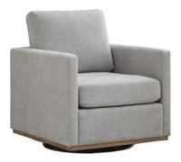 Chaise,OMOZUN Fauteuil pivotant confortable avec rembourrage épais sur les quatre côtés, fauteuil club pivotant à 360° et fauteuil de détente avec accoudoirs, idéal pour le salon, la chambre à coucher