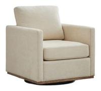 Chaise,OMOZUN Fauteuil pivotant confortable avec rembourrage épais sur les quatre côtés, fauteuil club pivotant à 360° et fauteuil de détente avec accoudoirs, idéal pour le salon, la chambre à coucher