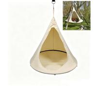 Chaise Papillon Suspendue avec moustiquaire, hamac Portable étanche, capacité de Poids de 220lb, Configuration Facile pour Le Voyage en Plein air Beach Garden Relaxation Brown