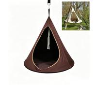 Chaise Papillon Suspendue avec moustiquaire, hamac Portable étanche, capacité de Poids de 220lb, Configuration Facile pour Le Voyage en Plein air Beach Garden Relaxation Brown