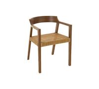 Chaise paris prix en teck non empilable non pliable H. 70 cm interieur marron