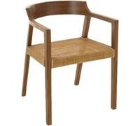 Chaise paris prix en teck non empilable non pliable H. 70 cm interieur marron marron G