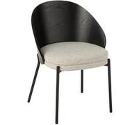 Chaise Design Lone 74cm Noir & Gris