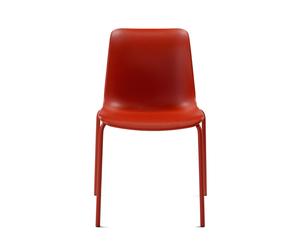 Chaise Paris rouge orangé 53x79x52.5 cm