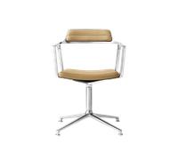 Chaise pivotante 452 Camel/Cuir