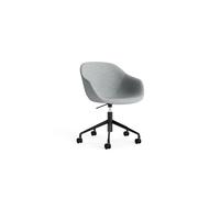 Chaise Pivotante à Roulettes HAY AAC253 Noir/ Remix 123