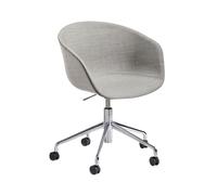 Chaise pivotante AAC 53 réglable en hauteur polished aluminium base