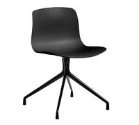 Chaise pivotante About a Chair 10 2.0 structure noir black powder-coated aluminium base