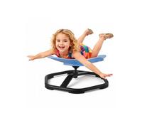 Chaise Pivotante pour Enfants Capacité 100 kg Chaise Tournante Sensorielle Siège Rotatif à Motif Éléphant Base Antidérapante