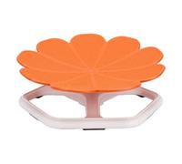 Chaise Pivotante pour Enfants, capacité de 220 LB, Base Antidérapante, Jouet Rotatif en Forme de Fleur pour Les Tout-Petits, Rotation Douce et Entraînement à L'équilibre