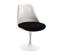 Chaise pivotante Tulip Eero Saarinen cover smoke anthracite Hallingdal 180