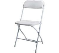 Chaise Pliable Budget Structure en Acier x 7 Veba Blanc G