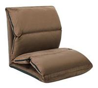 Chaise pliable de sol Taupe Microfibre Taupe G