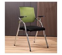 Chaise pliable pour étudiant avec bureau, chaise d'entraînement empilable avec support lombaire et bras d'écriture pour tablette pour salle de ureau