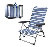 Lot de 1 chaise color baby interieur pliable en aluminium H. 61 cm bleu
