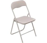 5five Chaise pliante Basic en PVC Beige
