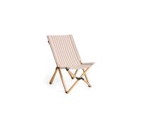 Chaise Pliante de Marché Extérieur HAY Beige/ Rouge