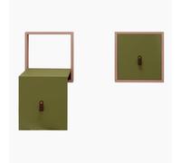 Chaise pliante en bois massif, tabouret à langer invisible à fixation murale, banc d'entrée mince et caché pour couloir, capacité de charge 150 kg