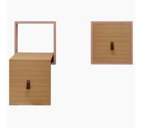 Chaise pliante en bois massif, tabouret à langer invisible à fixation murale, banc d'entrée mince et caché pour couloir, capacité de charge 150 kg