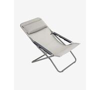 Chaise pliante Lafuma Mobilier Transabed Batyline Duo beige gris