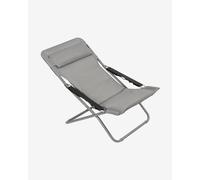 Chaise pliante Lafuma Mobilier Transabed Be Comfort gris clair