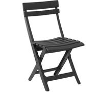Chaise pliante Miami - GRILL ME - Anthracite - Résistante aux intempéries et facile à ranger